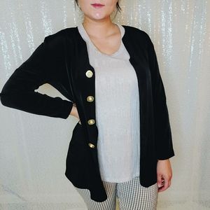 Vintage Microlux Blouse Top